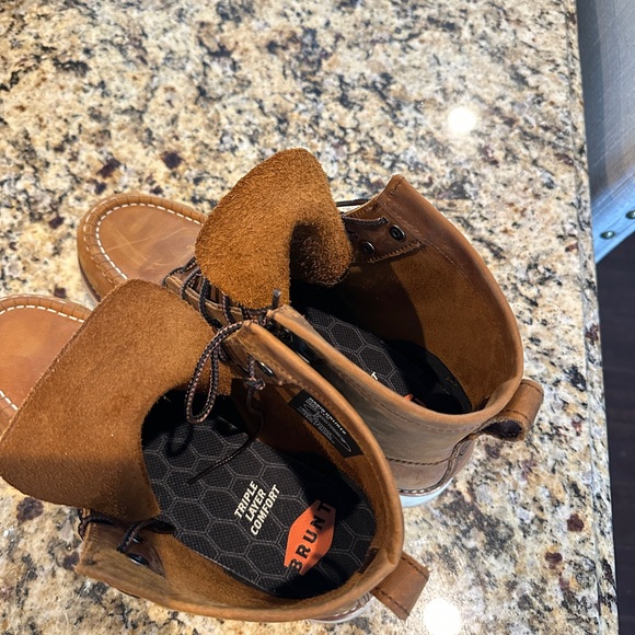 Brunt brown leather work boots - Picture 5 of 5